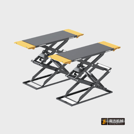 Scissor Lift on Ground