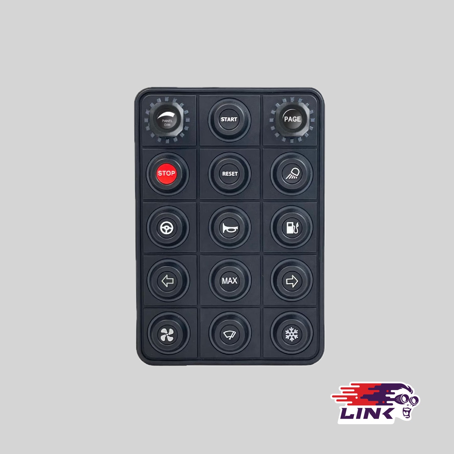 Link CAN Keypad 15 Button + 2 Rotary Encoders